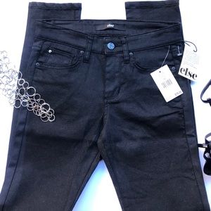NWT else by Joe’s Jeans metallic skinnies